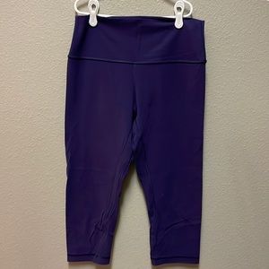 Purple Lululemon Capris